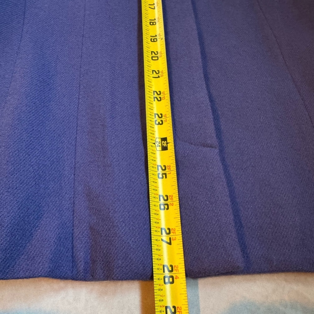 Coldwater Creek Wool Blazer‎ Royal Purple Work Office Career Professional 10 - Picture 9 of 9
